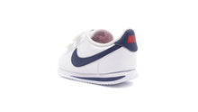 画像をギャラリービューアに読み込む, NIKE CORTEZ BASIC SL TDV WHITE/NEUTRAL INDIGO/HABANERO RED 2