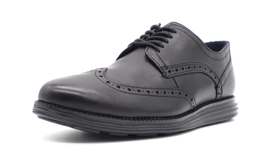 COLE HAAN ORIGINALGRAND WINGTIP OXFORD BLACK/BLACK – mita sneakers