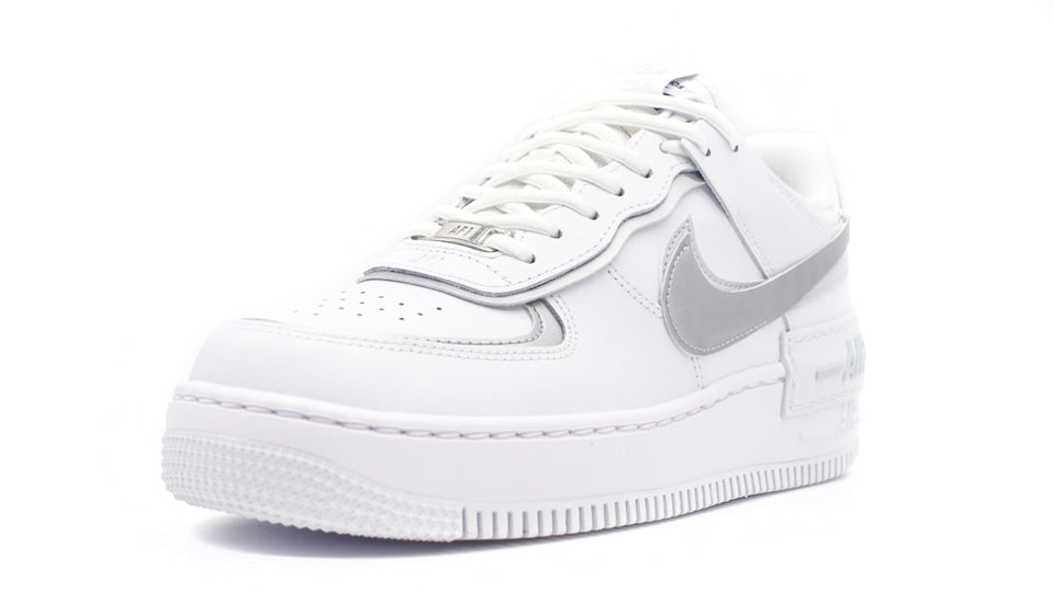 NIKE (WMNS) AIR FORCE 1 SHADOW WHITE/METALLIC SILVER/PURE PLATINUM