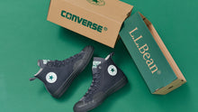 画像をギャラリービューアに読み込む, CONVERSE ALL STAR 100 L.L. Bean HI &quot;L.L. Bean&quot; STONE GRAY 7