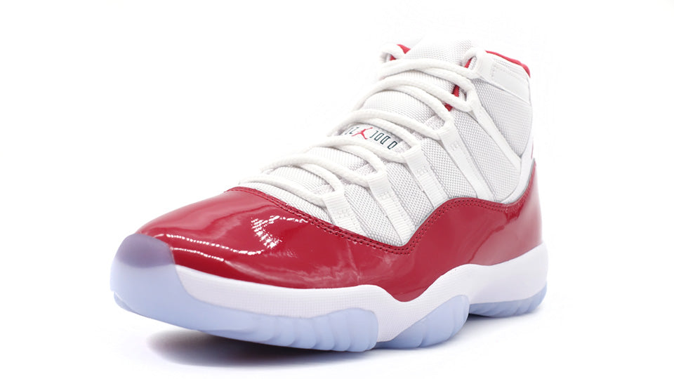 Air jordan 11 retro red and white sale