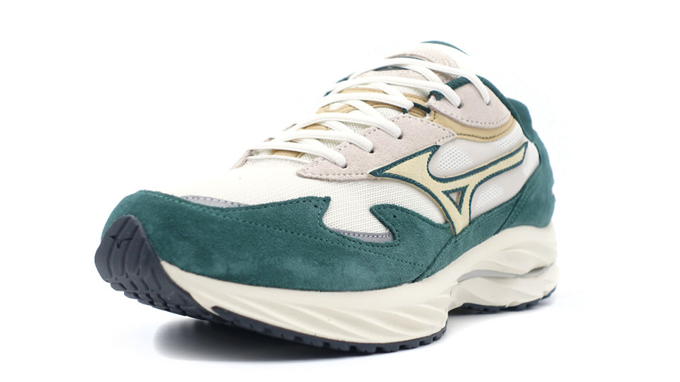 MIZUNO WAVE RIDER β OFF WHITE/LIGHT BEIGE/DARK GREEN – mita sneakers