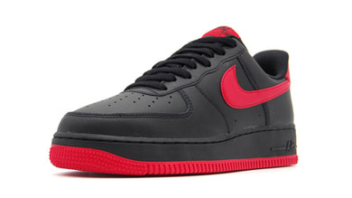 NIKE AIR FORCE 1 '07 BLACK/UNIVERSITY RED/BLACK 1