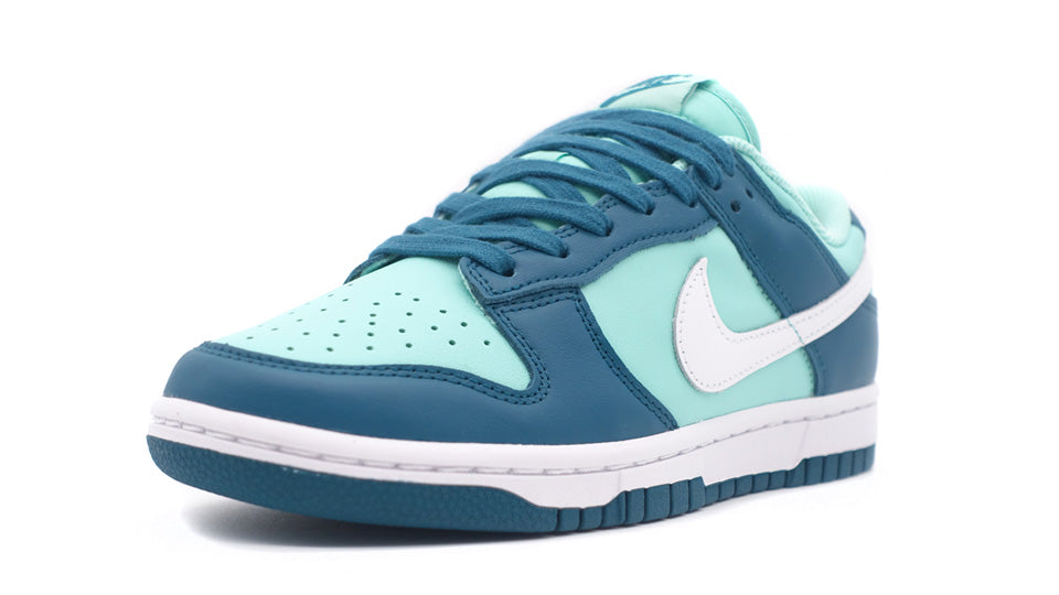 NIKE (WMNS) DUNK LOW GEODE TEAL/WHITE/EMERALD RISE