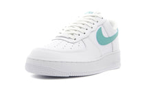 画像をギャラリービューアに読み込む, NIKE (WMNS) AIR FORCE 1 &#39;07 WHITE/WASHED TEAL/WHITE 1