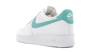 NIKE (WMNS) AIR FORCE 1 '07 WHITE/WASHED TEAL/WHITE 2