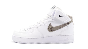 NIKE (WMNS) AIR FORCE 1 '07 MID WHITE/SANDDRIFT/BLACK 3