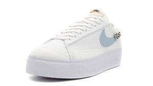 NIKE (WMNS) BLAZER LOW PLATFORM NEXT NATURE "AIR SPRUNG" WHITE/BOARDER BLUE/PINK OXFORD 1