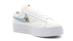 NIKE (WMNS) BLAZER LOW PLATFORM NEXT NATURE "AIR SPRUNG" WHITE/BOARDER BLUE/PINK OXFORD 5