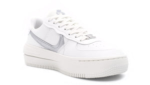 NIKE (WMNS) AIR FORCE 1 PLT.AF.ORM SUMMIT WHITE/METALLIC SILVER