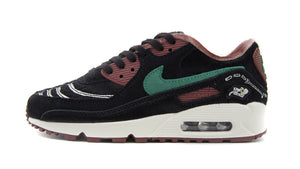 NIKE (WMNS) AIR MAX 90 SE "DAY OF THE DEAD" BLACK/GREEN NOISE/SAIL/VELVET BROWN/DARK PONY/ROMA GREEN 3