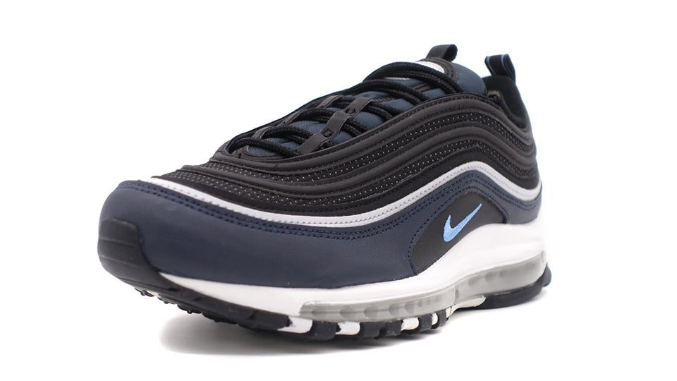 NIKE AIR MAX 97 BLACK/DARK OBSIDIAN/PURE PLATINUM/UNIVERSITY BLUE 1