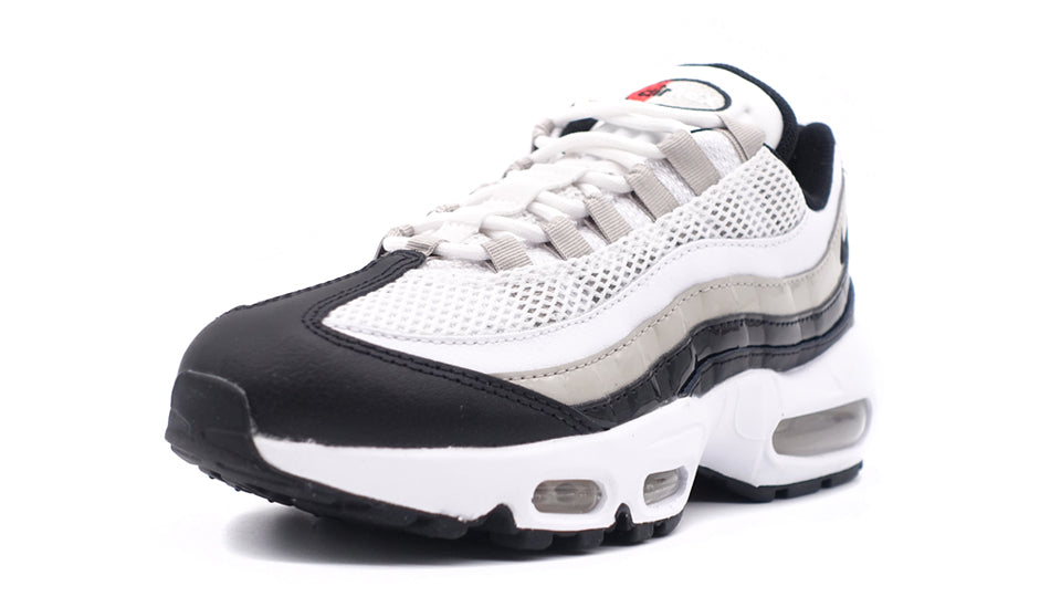 NIKE WMNS AIR MAX 95 WHITE BLACK LIGHT IRON ORE UNIVERSITY RED mita sneakers