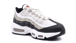 NIKE (WMNS) AIR MAX 95 WHITE/BLACK/LIGHT IRON ORE/UNIVERSITY RED 5