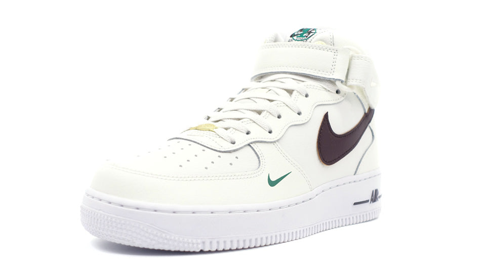 NIKE AIR FORCE 1 MID '07 LV8 SAIL/BROWN BASALT/MALACHITE/WHITE/BROWN BASALT/MALACHITE 1