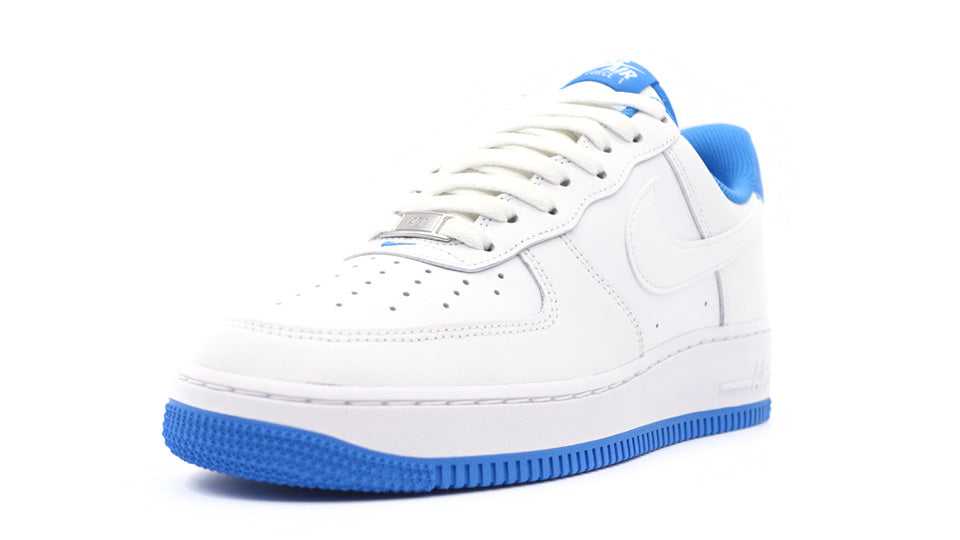 NIKE AIR FORCE 1 '07 WHITE/WHITE/LIGHT PHOTO BLUE 1