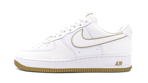 NIKE AIR FORCE 1 '07 WHITE/WHITE/BRONZINE 3