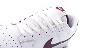 NIKE DUNK LOW RETRO WHITE/NIGHT MAROON/WHITE 6