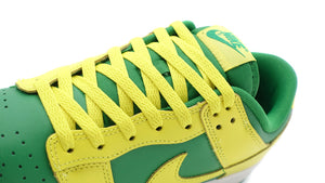 NIKE DUNK LOW RETRO "REVERSE BRAZIL" APPLE GREEN/YELLOW STRIKE/WHITE 6