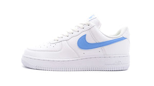 NIKE (WMNS) AIR FORCE 1 '07 NEXT NATURE WHITE/UNIVERSITY BLUE/WHITE/VOLT 3