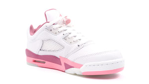 JORDAN BRAND AIR JORDAN 5 RETRO GS "CORAL CHALK" "MICHAEL JORDAN" WHITE/CORAL CHALK/DESERT BERRY/BLACK 5