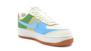 NIKE (WMNS) AIR FORCE 1 SHADOW COCONUT MILK/MONARCH/AQUARIUS BLUE 5