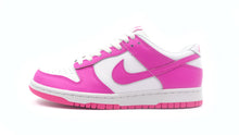 画像をギャラリービューアに読み込む, NIKE DUNK LOW GS WHITE/LASER FUCHSIA 3