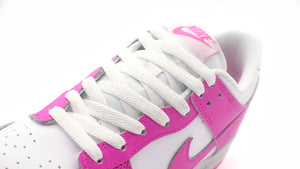 NIKE DUNK LOW GS WHITE/LASER FUCHSIA 6