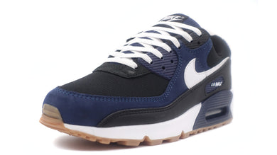 NIKE AIR MAX 90 MIDNIGHT NAVY/WHITE/BLACK/GUM MED BROWN 1