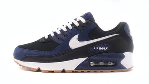 NIKE AIR MAX 90 MIDNIGHT NAVY/WHITE/BLACK/GUM MED BROWN 3