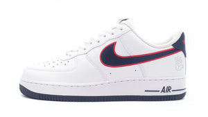 NIKE (WMNS) AIR FORCE 1 '07 REC "HOUSTON COMETS FOUR-PEAT" WHITE/OBSIDIAN/UNIVERSITY RED/WOLF GREY 3