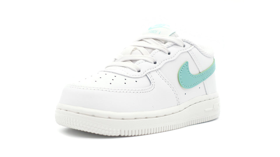 NIKE FORCE 1 LE TD SUMMIT WHITE/EMERALD RISE 1