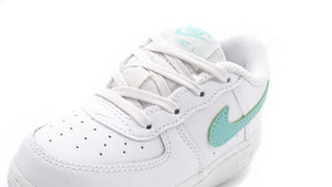 NIKE FORCE 1 LE TD SUMMIT WHITE/EMERALD RISE 6