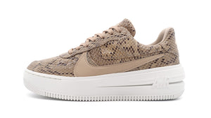 NIKE (WMNS) AIR FORCE 1 PLT.AF.ORM LV8 "SNAKESKIN" HEMP/HEMP/SAIL 3