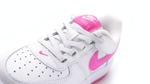 NIKE FORCE 1 LOW EASY ON PS WHITE/LASER FUCHSIA 6