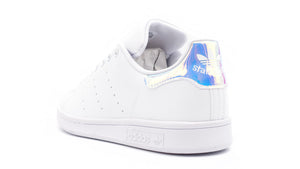 Adidas stan smith j white metallic sale