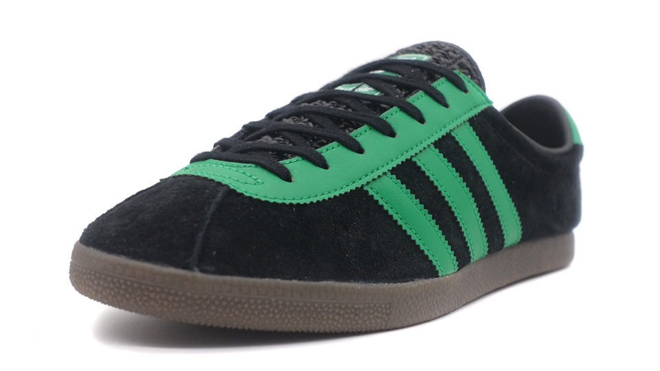 adidas◇LONDON CORE BLACK ローカットスニーカー 23.5cm GRN