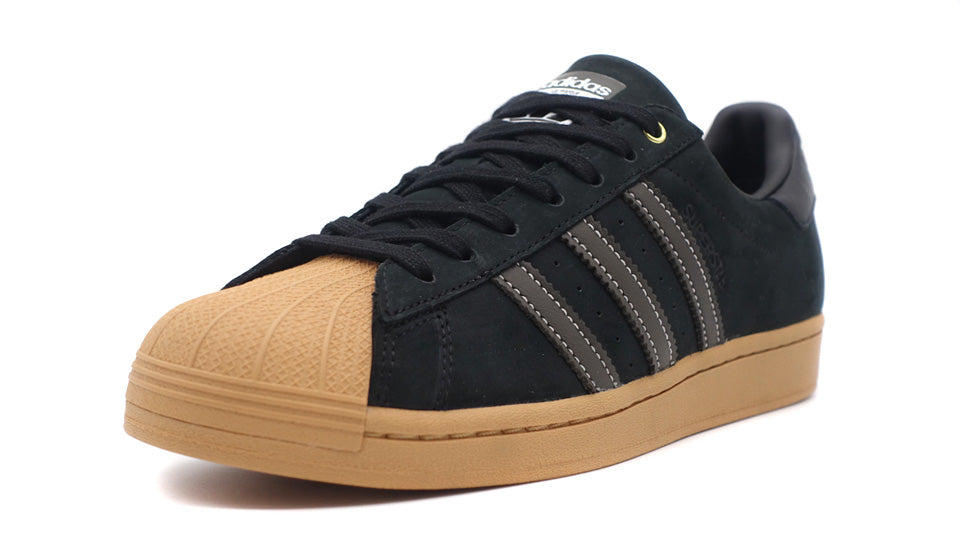 Adidas superstar mens black on cheap black