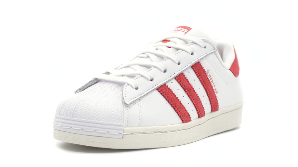 Adidas women's on sale superstar w red/white