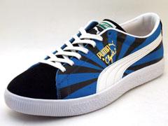 ミタスニーカーズ別注　メイドイン ジャパン Puma MITA CLYDE 「made in JAPAN」 「mita sneakers別注」　BLK/BLU/日章旗1