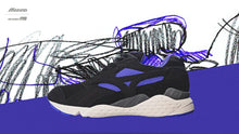 画像をギャラリービューアに読み込む, LIMITED EDITION for KAZOKU MIZUNO MONDO CONTOROL &quot;PURPLE SYRUP&quot; &quot;mita sneakers&quot;　BLK/PPL/GRY/WHT10