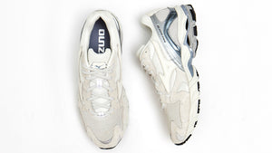 MIZUNO WAVE RIDER 10 WHITE/GREY 7