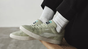 Puma SUEDE VTG MIJ SGS "Made in JAPAN" SPRING MOSS/WHISPER WHITE 9